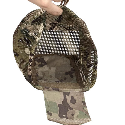 Tactical Roll-Up Mesh Dump Pouch Drawstring Foldable Net Bag Molle Tools Utility Pocket Hunting Airsoft Belt Accessories 500D