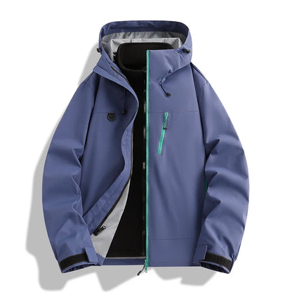 CHRLCK Men Women Hiking 3-in-1 Jackets Waterproof New Windproof Windbreaker Camping Climbing Trekking Outdoor Jacket Unisex