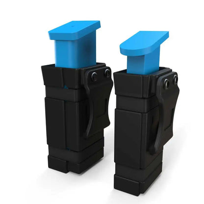 2pcs Ambidextrous Universal Mag Carrier IWB/OWB Magazine pouch 9mm  40/ 45ACP 380 Double Stack Right & Left  Ambidextrous Carry