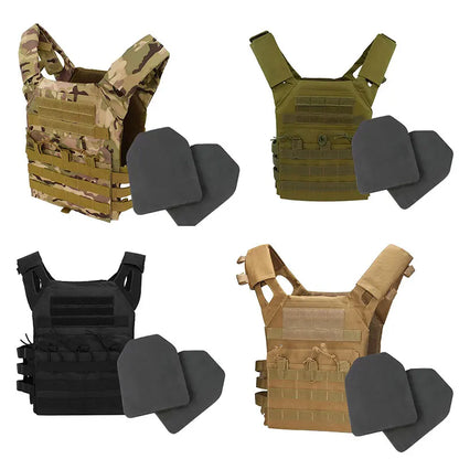 Nylon Tactical Vest Body Armor Hunting Carrier Airsoft Accessory Combat MOLLE Camo Cosplay  Army Vest CS Game Jungle Equipment