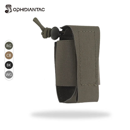 OPHIDIANTAC 2 Fixing Methods MOLLE Multi-Purpose Pouch With Magic Fastener Strip For Hunting Accessories
