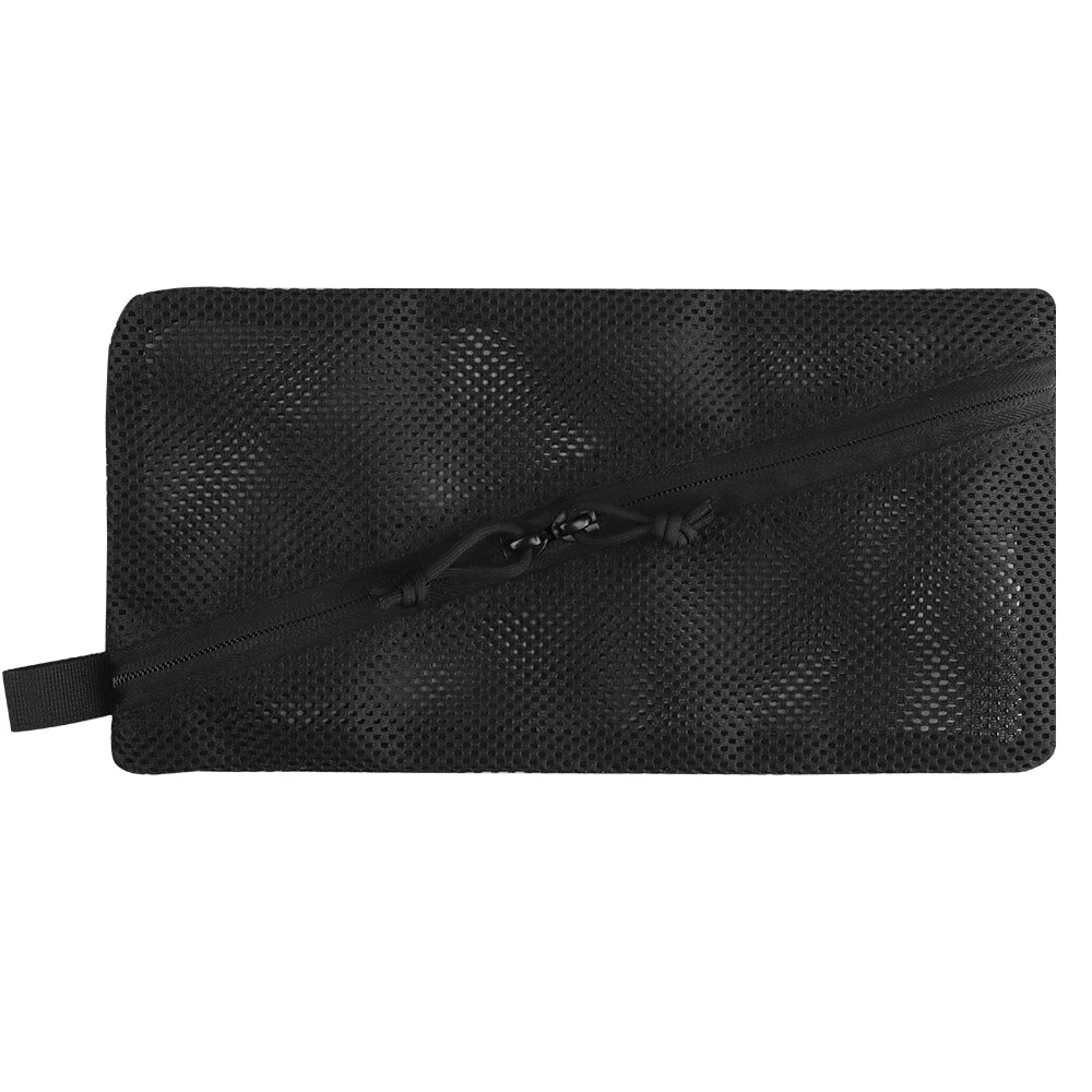 Compact Tactical Camouflage Storage Mesh Pouch Outdoor Hunting Camping MAG Tool Storage Bag 6x12inch Quick Drying Breathable