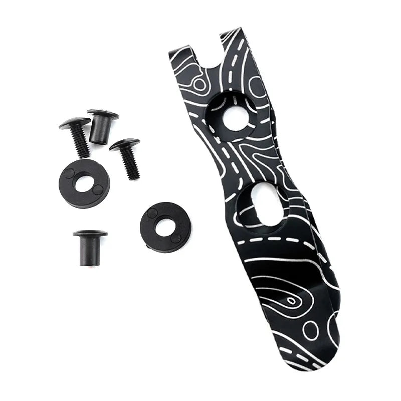 1PC Outdoor Tool Sheath Back Waist Clip DIY Reinforced Pocket Carry Clip Multi-purpose Hunting Gear Belt Fix Storage Accessories