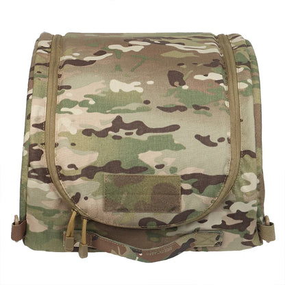Helmet Storage Bag Oversized Gear Bag Matte Camo Helmet Carry Case High Capacity Airsoft Equipment Storage System