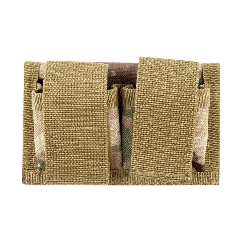 Tactical Speedloader Pouch Case Holder Nylon Tactical Double Speedloader Belt Universal Fit .357 .44 Most from .38 to .45 Colt