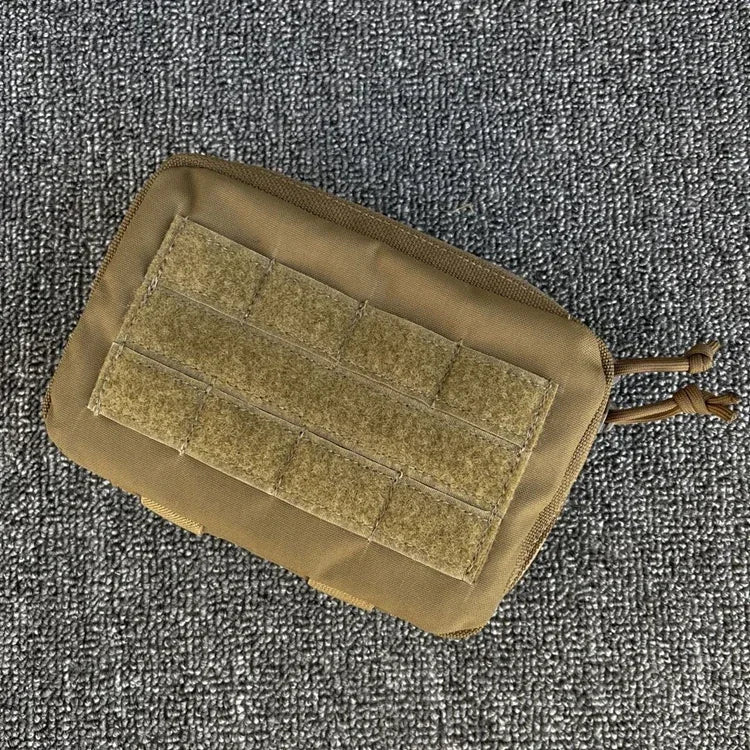 Tactical Admin Pouch Multicam EDC Molle Map Pouch Airsoft Combat Gear Hunting Multi-function Survival Tool Storage Waist Bag
