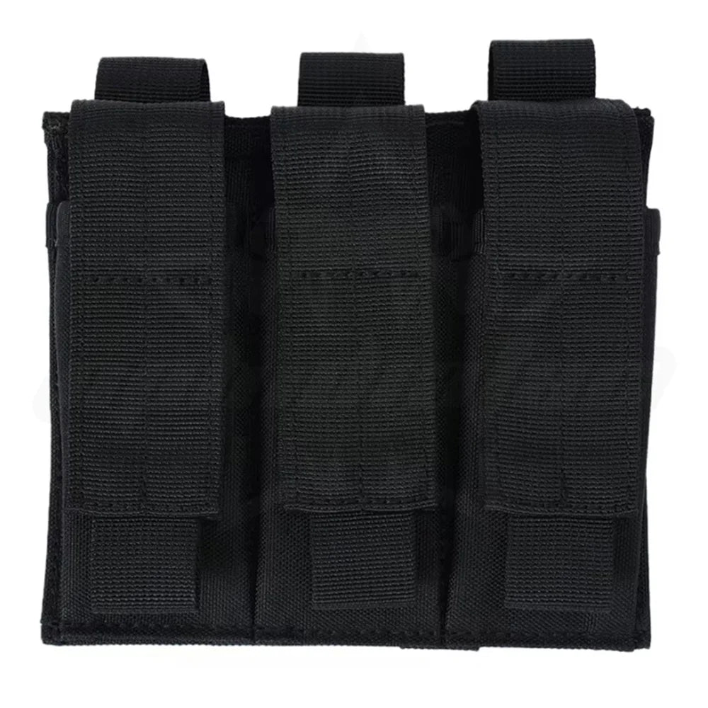 OPHIDIAN 9mm Magazine Pouch Single Double Magazine Pouch Outdoor Molle Open Top Magazine Pouch for  M1911 92F Flashlight Ba