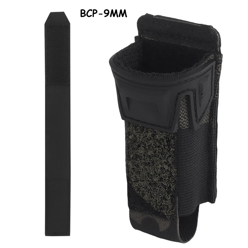 Tactical 5.56mm Single Mag Pouch MOLLE Quick Release Magazine Holder for AR15 M4 Airsoft Vest Plate Carrier Hunting Gear