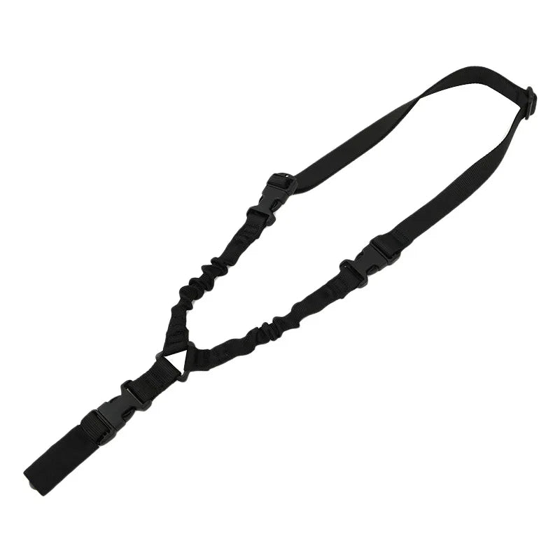 Shot Gun Belt Hunting Accessories Molle Gear Molle Single Point Gun Sling Shoulder Strap Rifle Rope Belt with Metal Buckle
