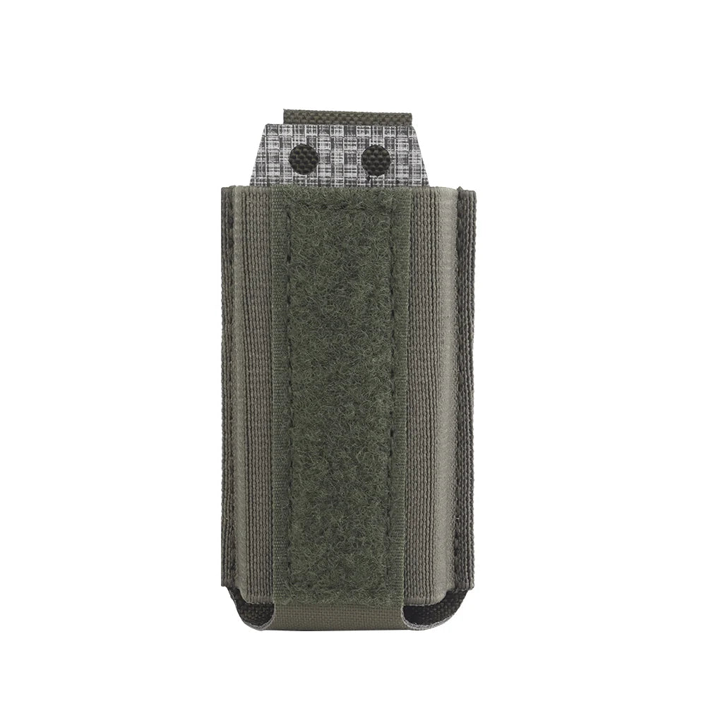 OPHIDIANTAC Multi-function 9mm Single Mag Pouch With Replace Pouch Cover for Plate Carrier and Belt Hunting Accessories