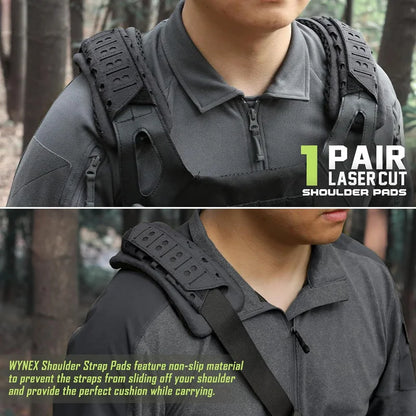 Tactical Shoulder Pad Strap Cushion Non-Slip Breathable EVA Foam Outdoor Hiking Backpack Shoulder Protector For Men