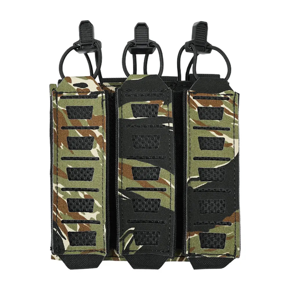 SINAIRSOFT Tactical MP5 MP7 Magazine Pouch With Elastic Retention Straps For Vest Chest Rig Accessories