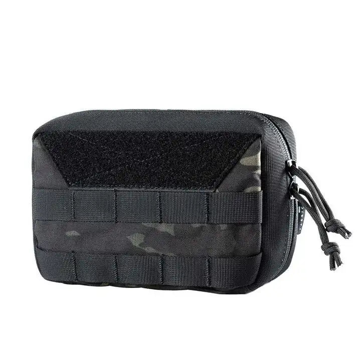 OneTigris MOLLE Pouch, Tactical Admin Pouch Belt EDC Tool Organizer Zippered Utility Waist Pack 7.5"x5"x2"