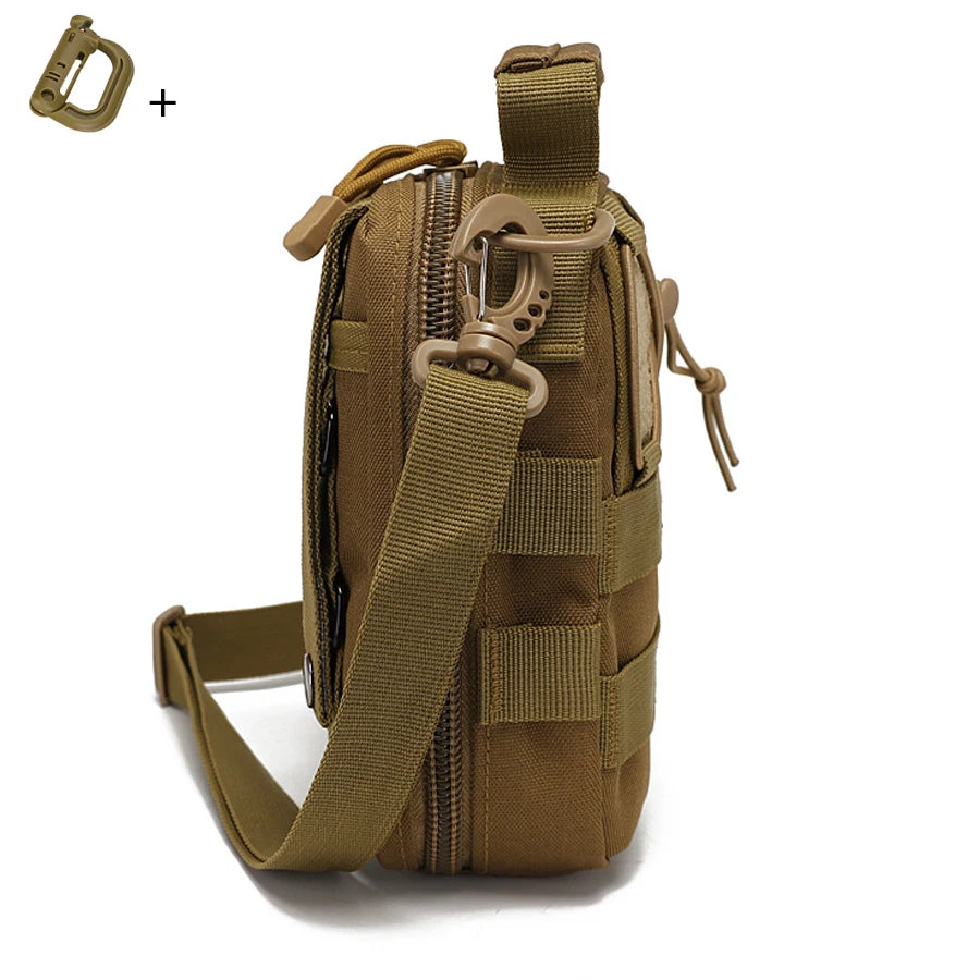 Outdoor cycling lightweight single shoulder crossbody bag, wear-resistant riding equipment, portable small shoulder bag, easy to