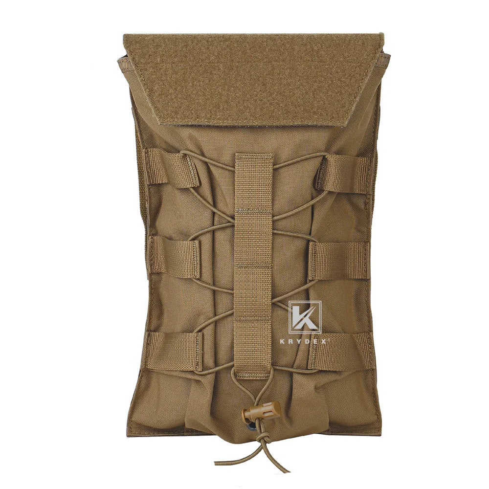 KRYDEX 500D Tactical 50 oz Hydration Carrier MOLLE Pouch Modular 1.5L Water Bladder Bag Pack Hunting Outdoor Hiking Accessories
