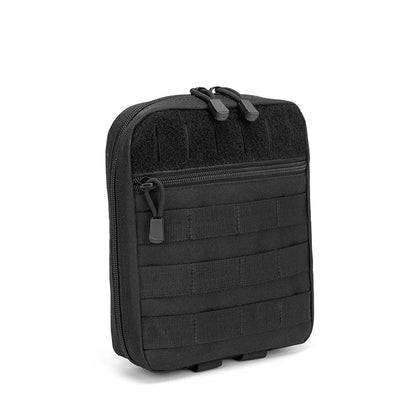 Outdoor Emergency Survival Bag Laser Cut MOLLE Attachment Pouch Multifunctional Tactical Medical Waist Bag for Camping Hiking