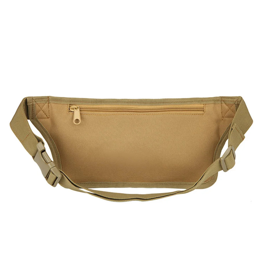 Multifunctional Waist Bag   Outdoor-grade High-Density Wear-Resistant Fabric   D-ring for Mounting   Hidden Zippered Pocket