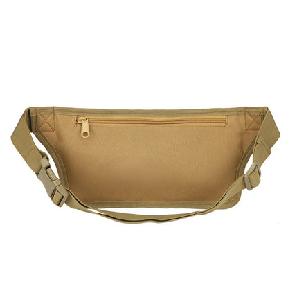 Multifunctional Waist Bag   Outdoor-grade High-Density Wear-Resistant Fabric   D-ring for Mounting   Hidden Zippered Pocket