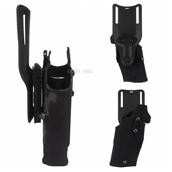 Airsoft Tactical Holster for G17 Gen4 19 with X300 X300U Light Quick Release Pistol Case with Strap Shooting Accessories