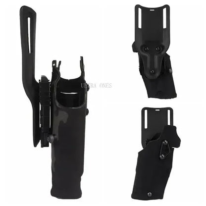 Airsoft Tactical Holster for G17 Gen4 19 with X300 X300U Light Quick Release Pistol Case with Strap Shooting Accessories