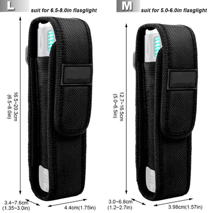 TZ20 Tactical Flashlight Molle Pouch Flashlight Holster Torch Pouch Cover Flashlight Case Belt Multitool Pouch Hunting Equipment