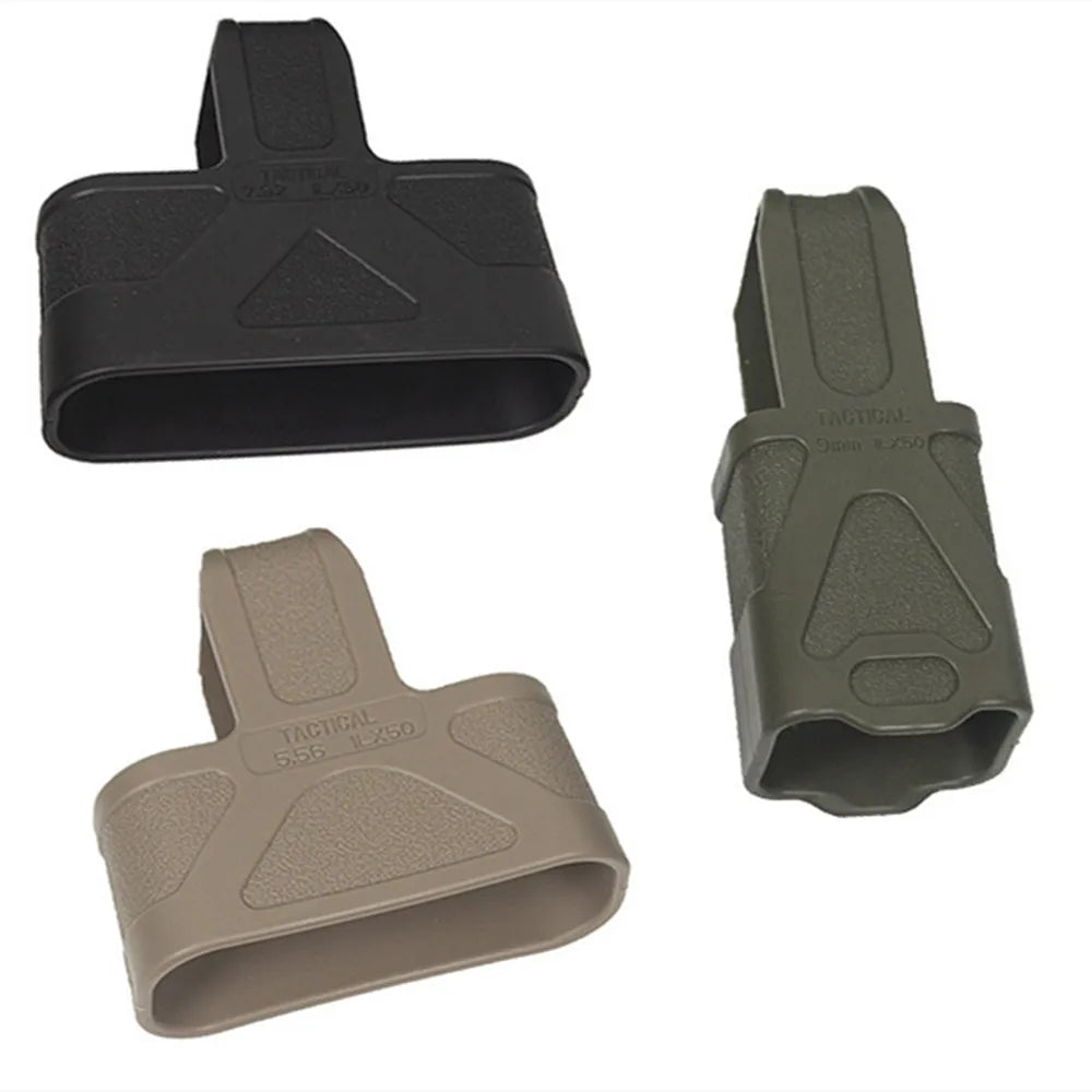 3pcs Tactical Fast Mag Pull Rubber Cage Loops 9mm 5.56 7.62 For Shooting Hunting Paintball Airsoft M4 M16 AK Magazine Assist
