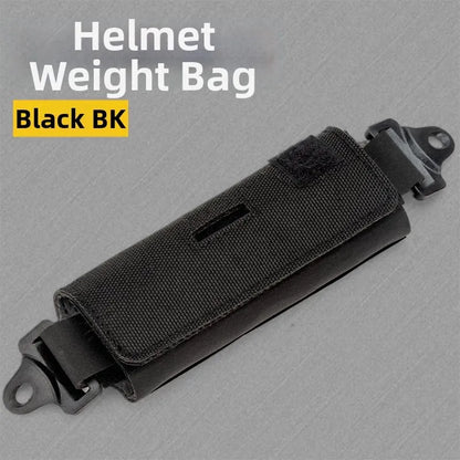 Helmet Counterbalance Weight Bag with 5 Counter Blocks, Tactical Balancing Accessories for FAST Helmet Outdoor Sports