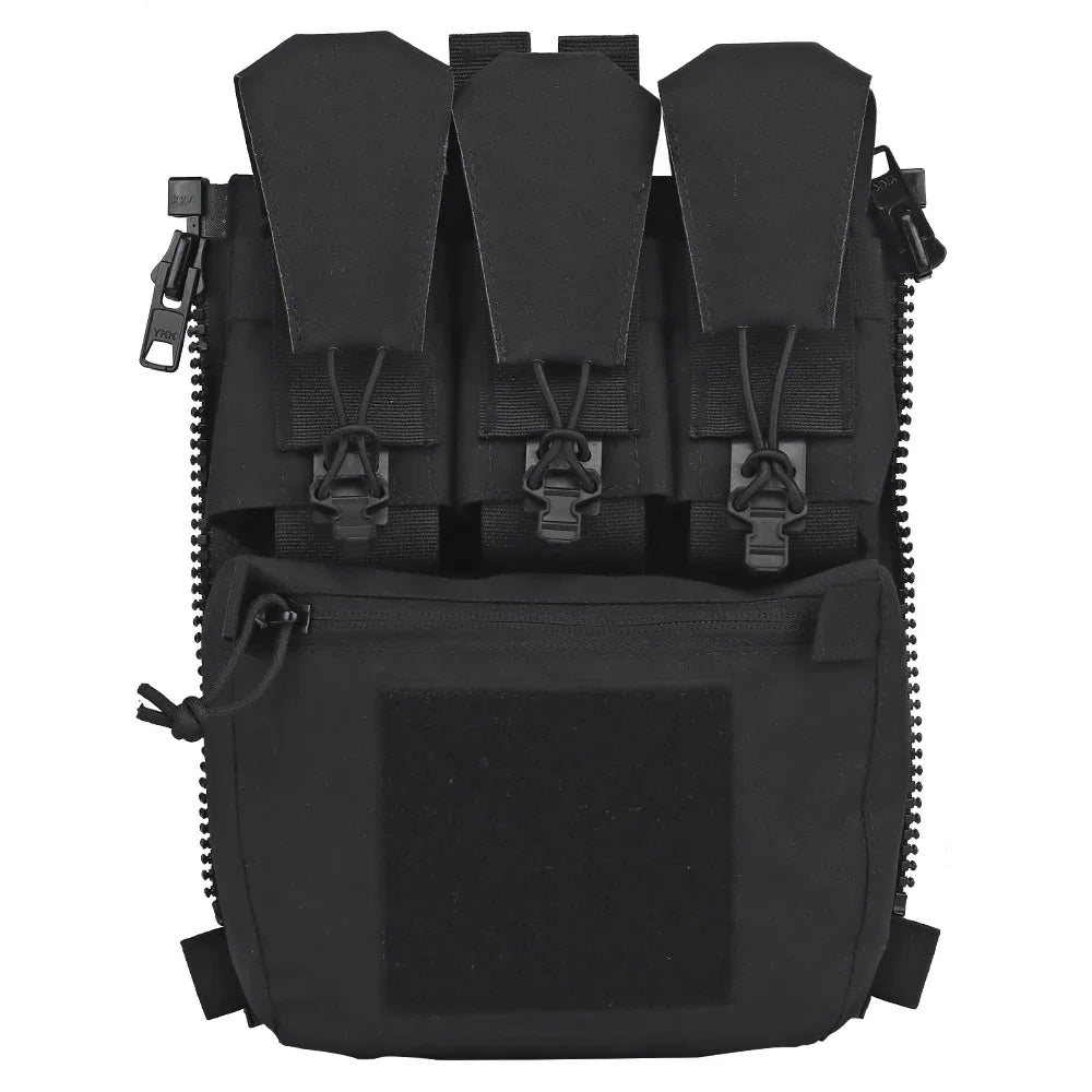 V5 PC Tactical Vest Back Panel Pouch Zip-on GP Pocket FCPC Plate Carrier Expansion Bag Hunting Vest Accessories