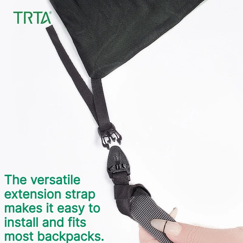 Backpack Expansion Bag Outdoor Backpack Mesh Pouch Wet‑dry Separation Organizer Hiking Camping Travel Shoes Clothes Gear Carrier