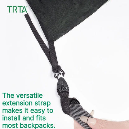 Backpack Expansion Bag Outdoor Backpack Mesh Pouch Wet‑dry Separation Organizer Hiking Camping Travel Shoes Clothes Gear Carrier
