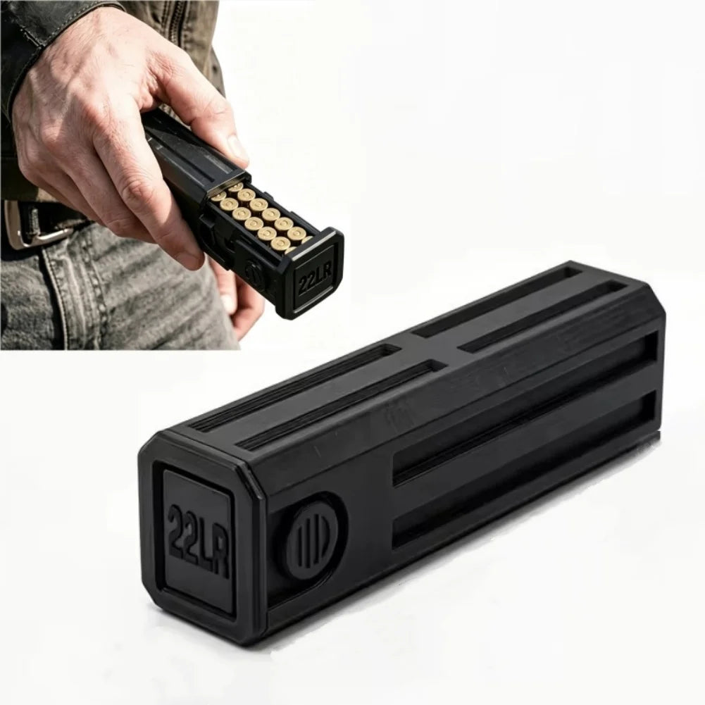 New 22LR Portable Ammo Box Set – Lightweight Pocket Bullet Organizer, Durable & Crush-Resistant for Range,Outdoor,Ideal Gift