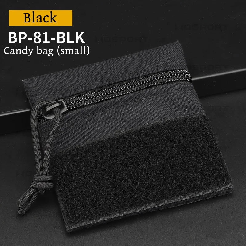 New Outdoor Micro Candy Pouch With Hook&Loop MK3 MK4 Vest Chest Rig Camouflage Portable Storage Camping  Accessories