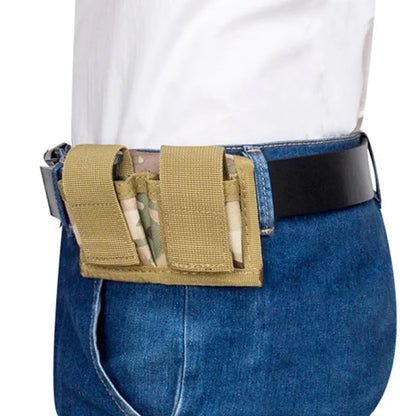 Tactical Speedloader Pouch Case Holder Nylon Tactical Double Speedloader Belt Universal Fit .357 .44 Most from .38 to .45 Colt