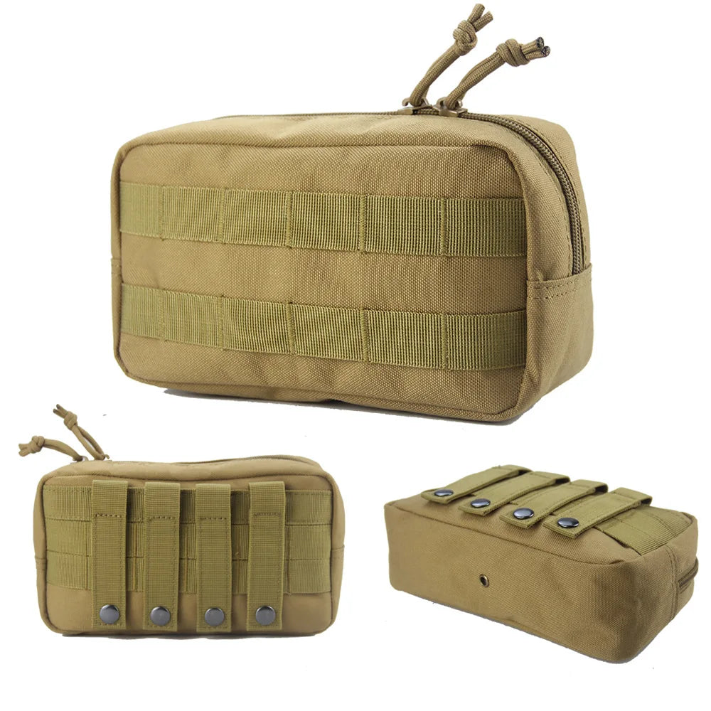 Molle EDC Pouch Waist Pack Bag Outdoor Travel Hiking Camping Hunting Tools Accessories Small Handbag Utility Organizer Bags