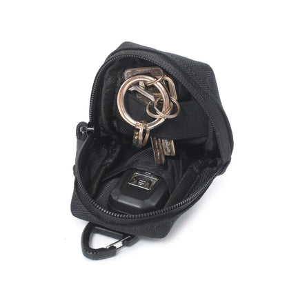 Molle Tactical Pouch EDC Wallet Belt Waist Pack Admin Pouch Key Bag Retro Men Coin Purse Women Zipper Mini Wallet Card Holder