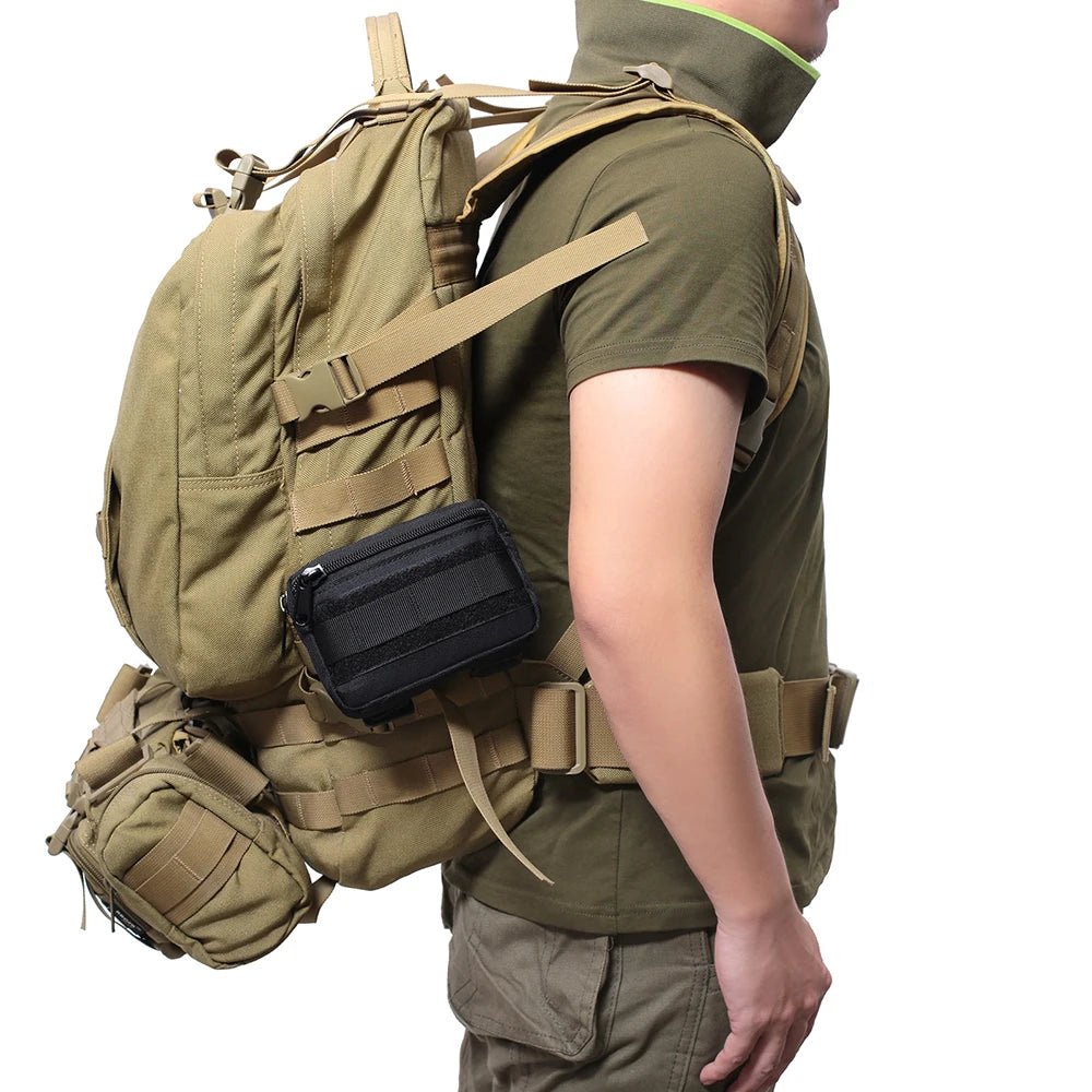 MOLLE EDC Waist Pack 1000D Nylon Tactical Medical Pouch First Aid Kit Outdoor Survival Tool Belt Bag for Camping Hunting Sports