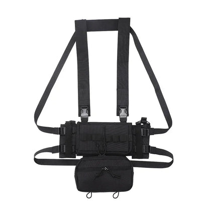 MK3 Mini Tactical Chest Rig Spiritus Airsoft Hunting Vest Ranger Combat Paintball Vest w/ 5.56 7.62 Magazine Pouch Accessories