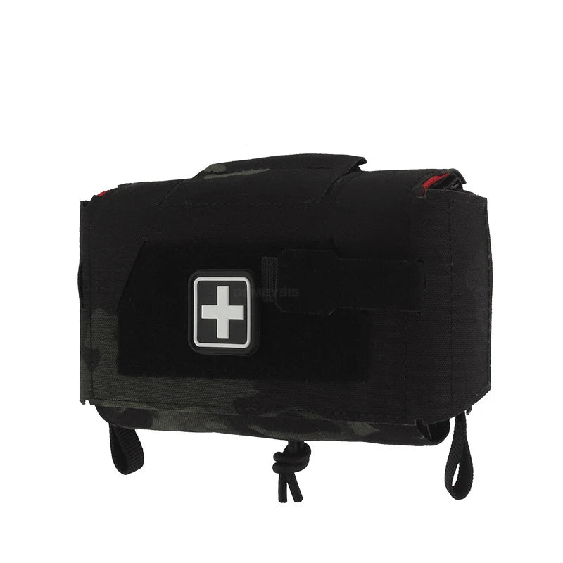 Outdoor Hunting Compact Trauma Pouch Ambidextrous Rapid Deployment  Tactical Medical First Aid Bag EDC Molle Pouch