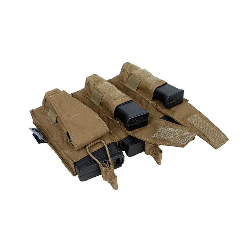 Tactical Vest Attachment Pouch Magazine Pouch 500D Fabric Lightweight Utility Admin Pouch for Molle System