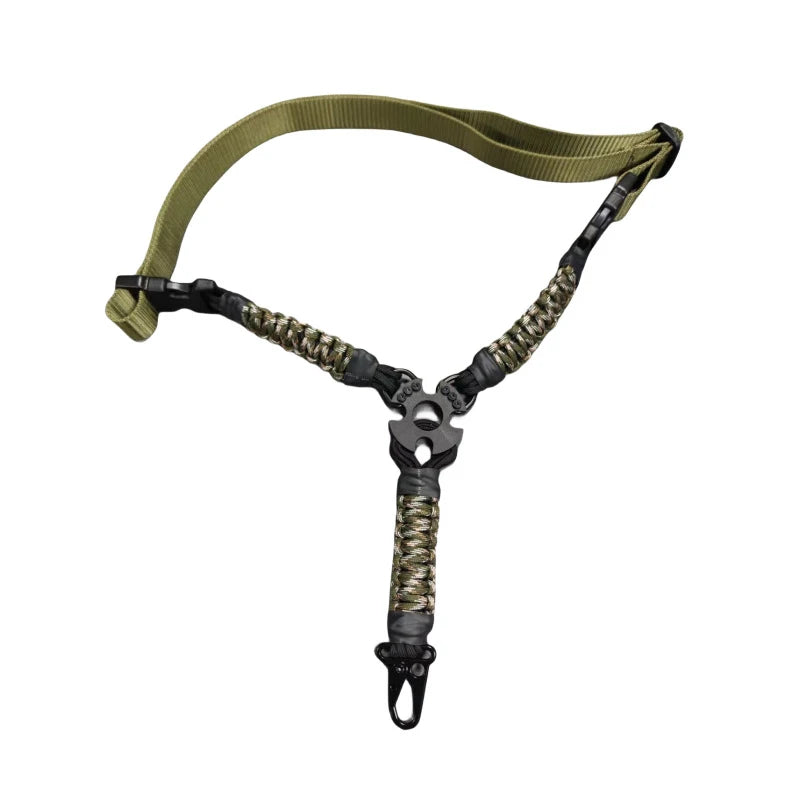 Nylon Webbing Multiuse Durable Rifles Sling Tactic Single Point Gun Shoulder Strap Quickly Adjust Length
