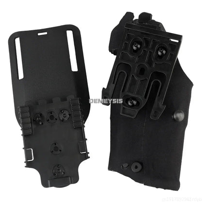 Tactical Holster for G17 Gen4 G19 with X300 X300U Flashlight Quick Locking System Shooting Hunting Pistol Gun Holsters