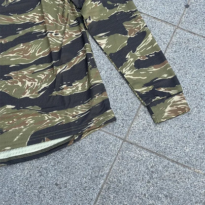 Camo Velocity Style Rugby Shirt Quick Dry Tactical Long Sleeve T-shirt CAG Love