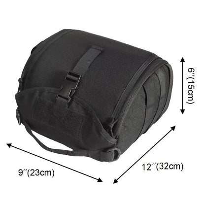Tactical Helmet Bag MOLLE Mount Multi-Purpose Outdoor Sports Hunting Combat Training Airsoft Fast Helmet Storage Carrying Pouch