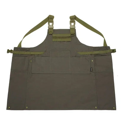 Unisex Tactical Vest Apron Pinafore Camouflage Technician Mechanic Sleeveless Apron Combat Gear Multi-pocket Apron