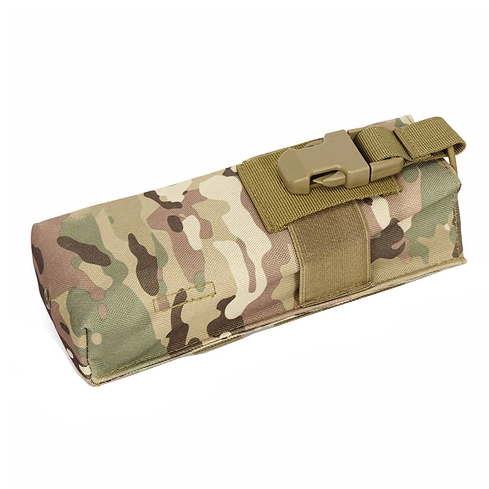 Tactical Molle Radio Walkie Talkie Pouch Water Bottle 600D Nylon Kettle Cover Hunting Waist Pouch Outdoor Hiking Camping Holder
