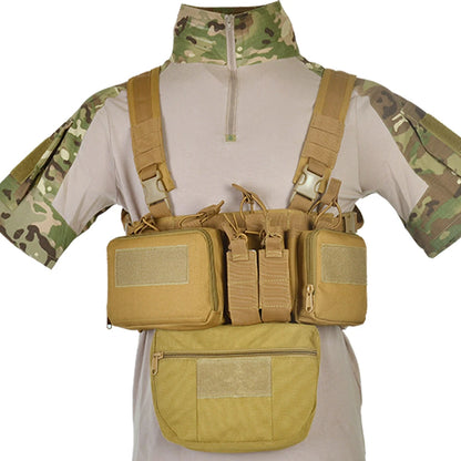 CS Match Wargame TCM  Chest Rig Airsoft Tactical Vest  Pack Magazine Pouch Holster Molle System Waist Men Nylon
