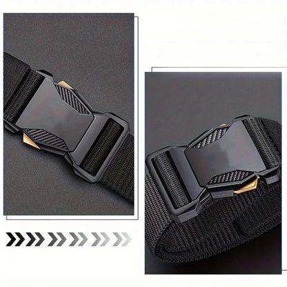 2026 New Men Belts, Quick Release Pluggable Buckle Men Outdoors Belt Breathable Belts For Men Pants Belt