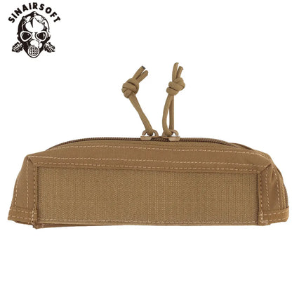 Tactical Micro Fight Chassis Pocket For MK3 MK4 Storage Bag Chest Rig Double Zip Cover Hunting Vest Accessories