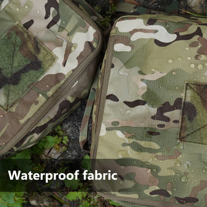 KRYDEX Tactical Travel Packing Organizer 70D Nylon Packing Cubes Waterproof Luggage Bags Outdoor Hiking Modular Pouch 4pcs Set