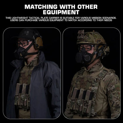 Tactical Vest Plate Carrier V2 Lightweight SF Paintball Airsoft Combat Training Body Armor MOLLE Hunting Vest Protective Gear